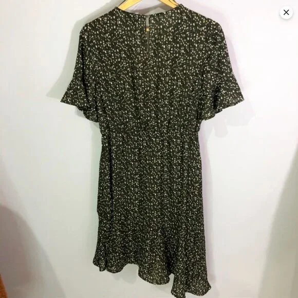 Mossimo Supply Co. Olive Green Wrap Dress – Size XL - Picture 5 of 7